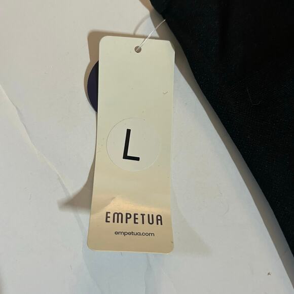 Empetua Open Bust Shaping Black Tank Top Shapewear L Large New - Picture 5 of 6